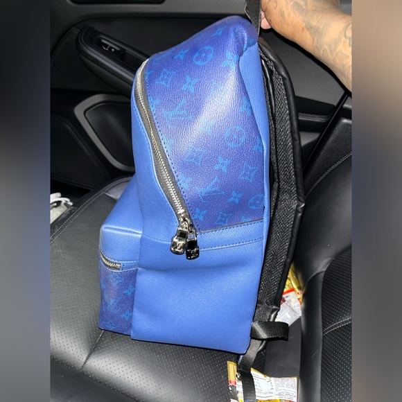 Louis Vuitton Discovery Backpack Monogram Pacific Taiga PM Blue - Picture 3 of 16